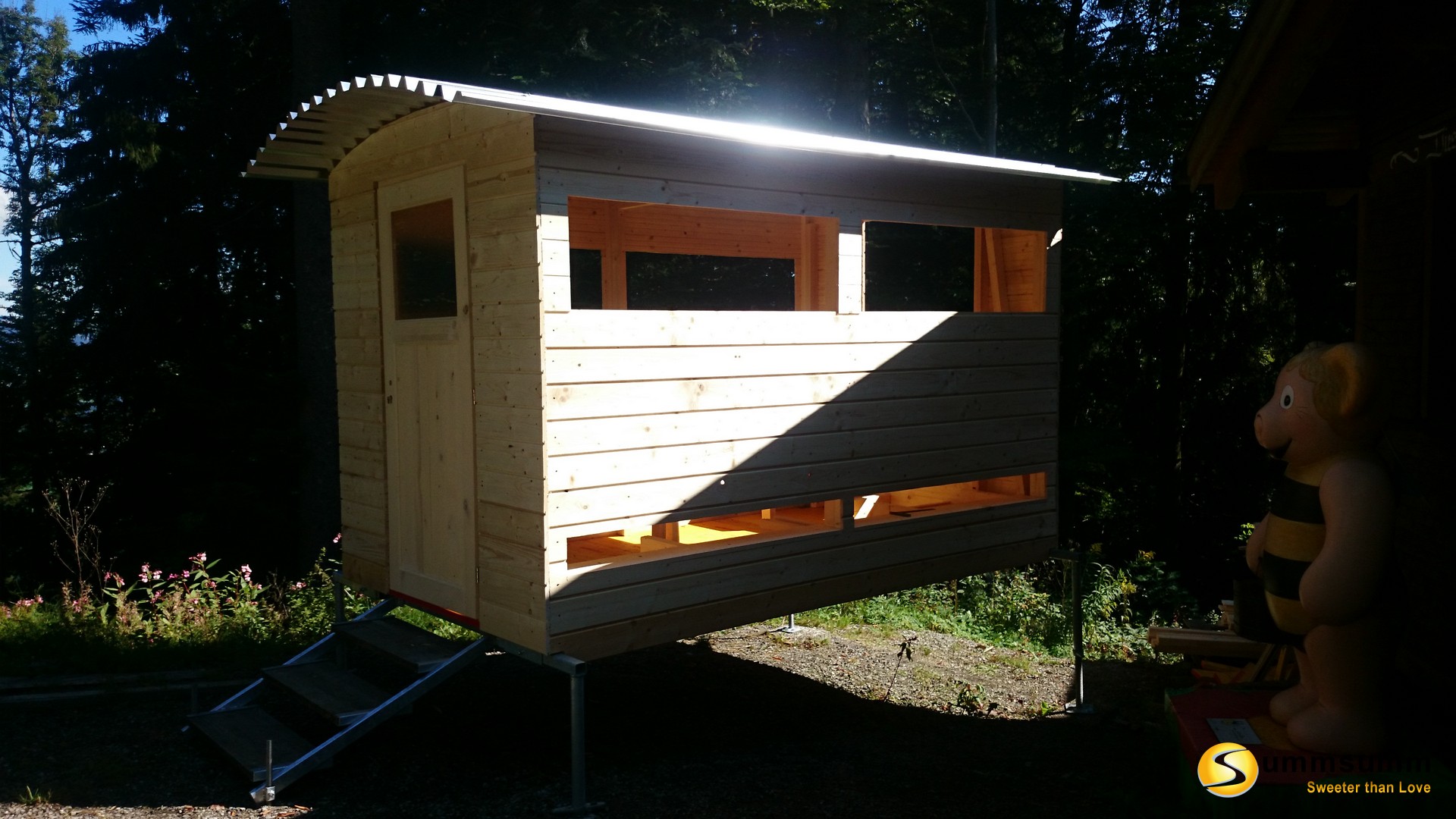 Das Dach des BeeMobil