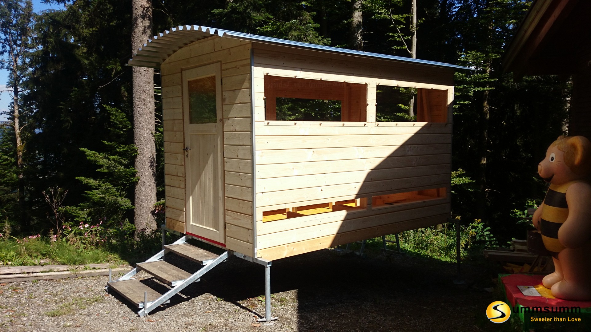 Die Fenster im BeeMobil